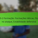 4-1-3-2 Formação: Criação de jogo, Transições defensivas, Flexibilidade táctica