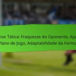 Análise Tática: Eficiência ofensiva, Criação de remates, Conversão de golos